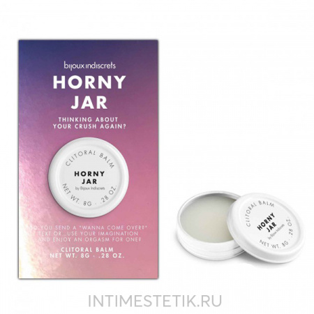 Бальзам возбуждающий HORNY JAR Bijoux Indiscrets с ароматом сандала, 8 г