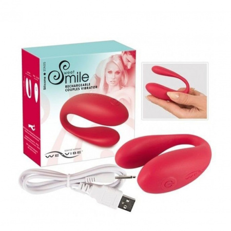 Вибратор для пар Sweet Smile We-Vibe анатомической формы Вибратор для пар Sweet Smile We-Vibe анатомической формы