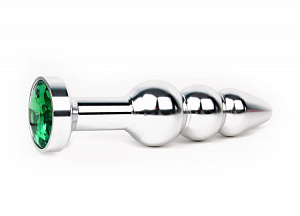 Тройная металлическая пробка с кристаллом