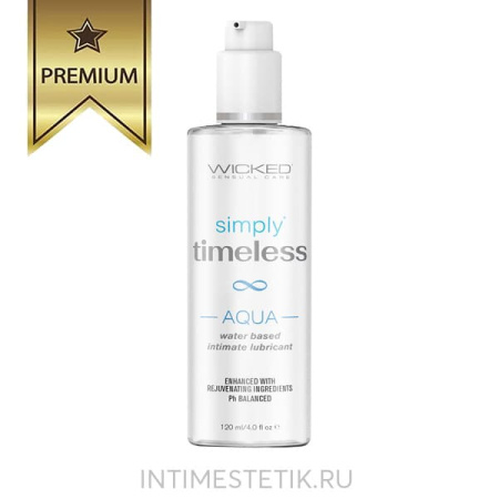 Ежедневный увлажняющий лубрикант на водной основе Wicked Simply TIMELESS AQUA, 120 мл