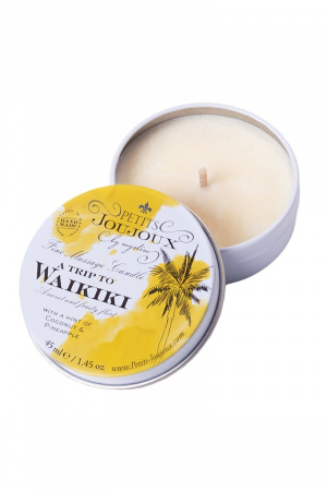 Массажная свеча Petits Joujoux Waikiki Beach, 43 мл
