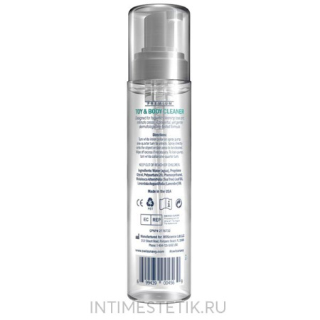 Пенка (мусс) очищающая для интимных товаров Swiss Navy, 207 мл