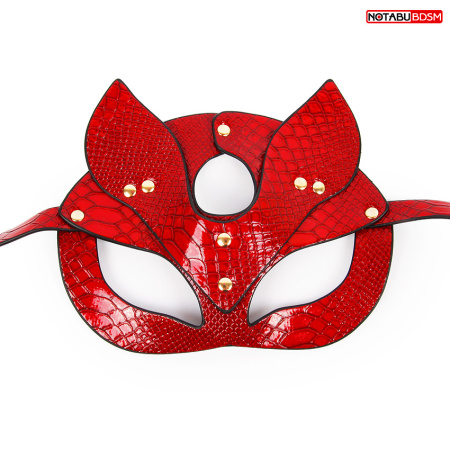 Маска с узором "под кожу" NOTABU для BDSM-игр