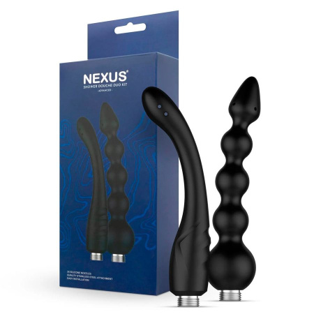 Nexus Advanced Shower Douche Duo - набор из 2-х анальных насадок для душа