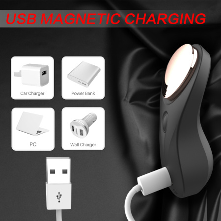 Petal Штучки-Дрючки/S-HANDE BELL-RCT - вибратор с магнитным креплением на трусики и пультом