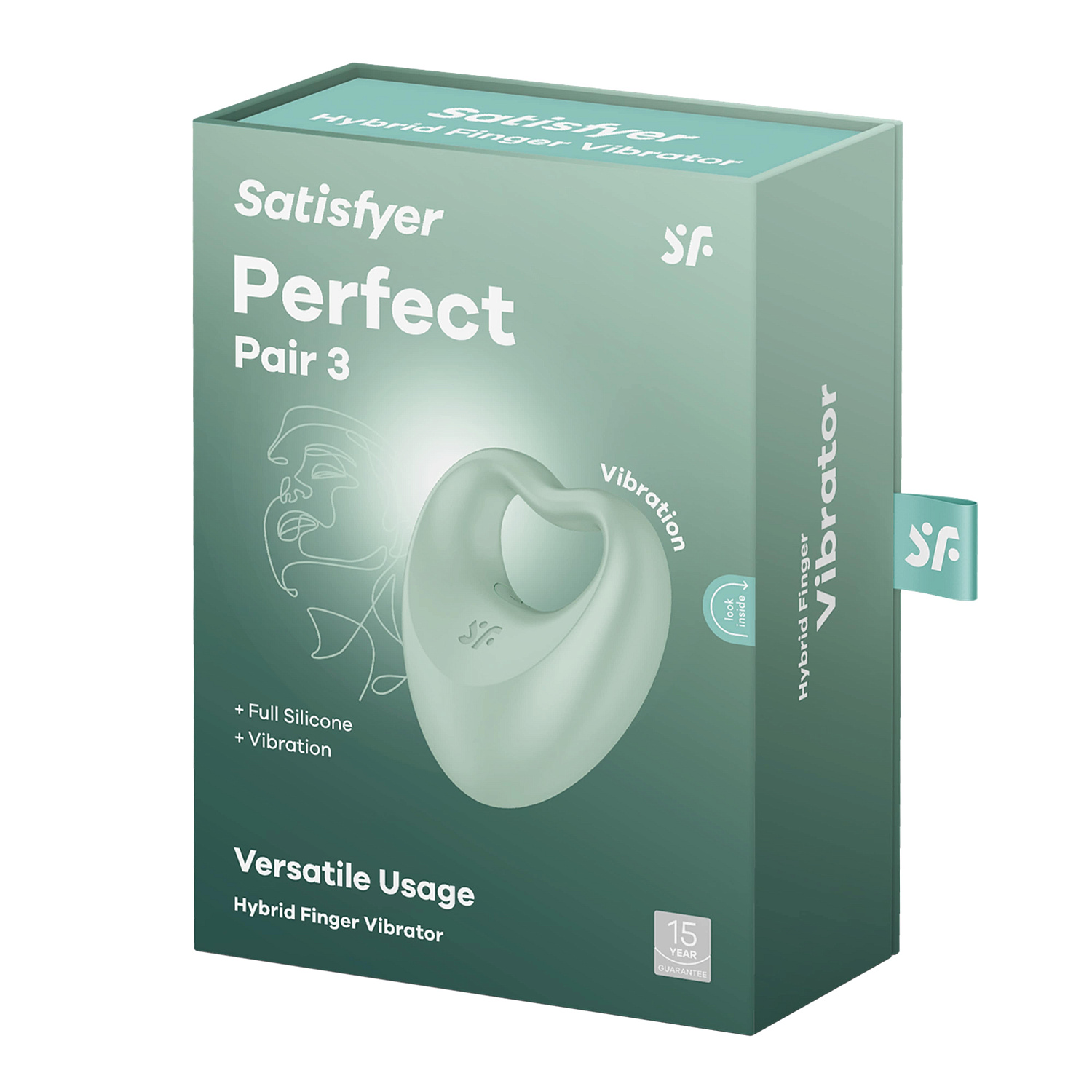Satisfyer Perfect Pair 3 - вибратор 2в1 (эрекционное кольцо + вибратор на палец)