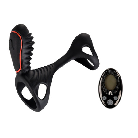 Gladiator + LRS эрекционная вибронасадка-кольцо с пультом управления